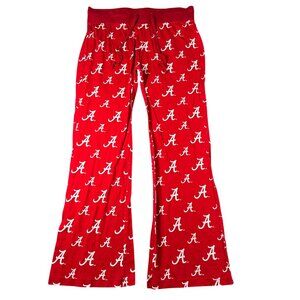Alabama Crimson Tide Lounge Pants Womens XL Red Cotton Logo Sideline Apparel